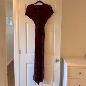 Vici Burgundy Maxi dress